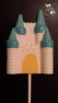 3511 Castle Chocolate or Hard Candy Lollipop Mold 3511 Castle Chocolate or Hard Candy Lollipop Mold